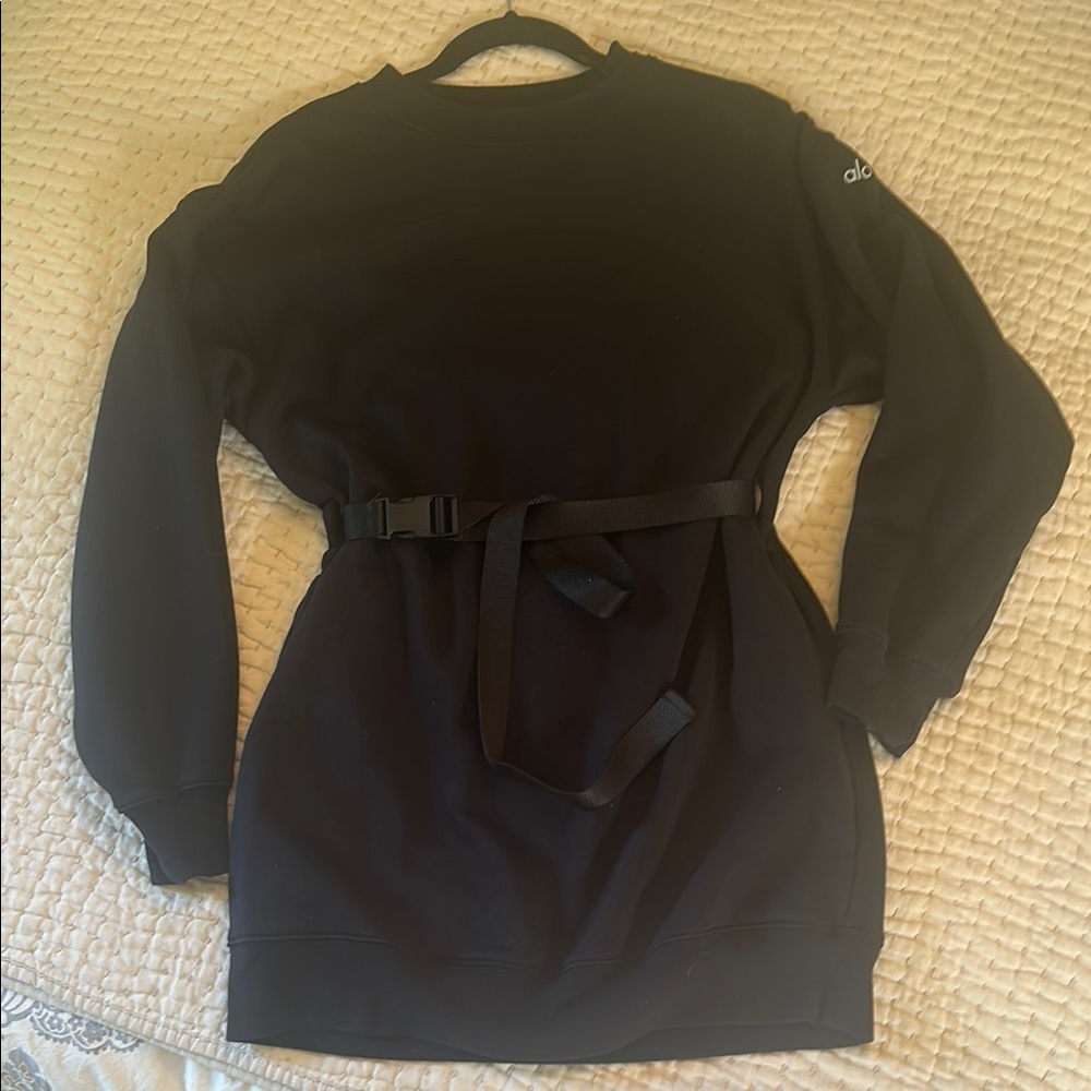 ALO Yoga Black Mini Dress